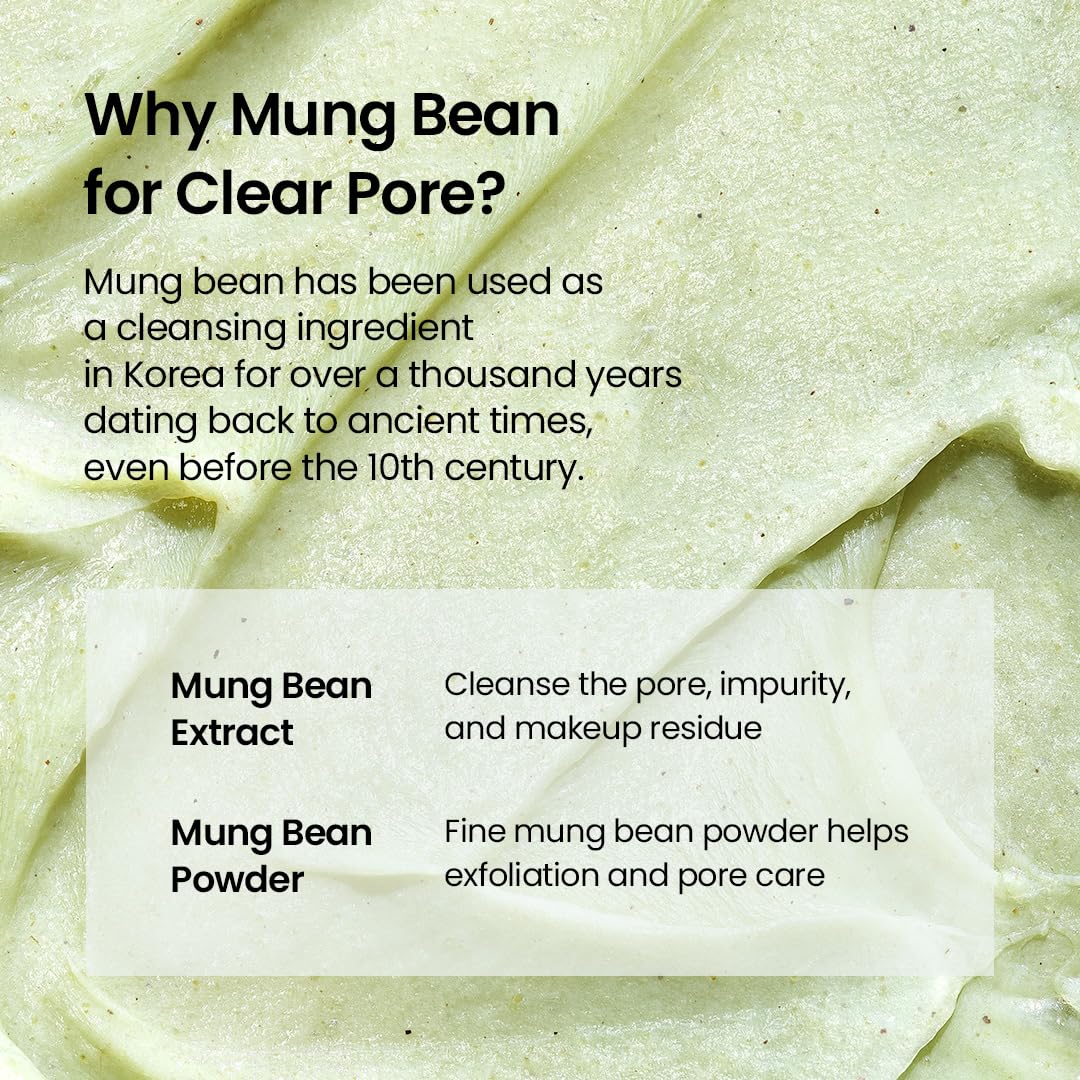 Mung Bean Pore Clay Mask (120ml)